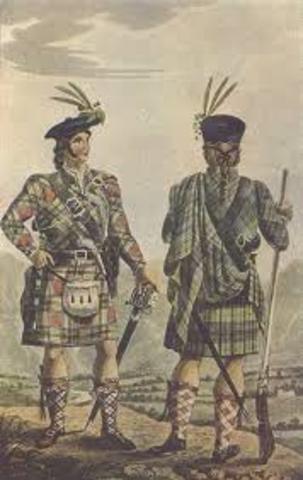highland scots arrive