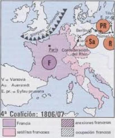 Victorias francesas sobre la cuarta coalición