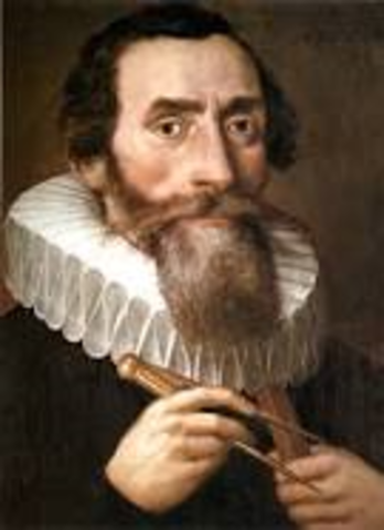 Johannes Kepler published his laws of planetary motion