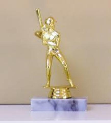 Got first in softball division