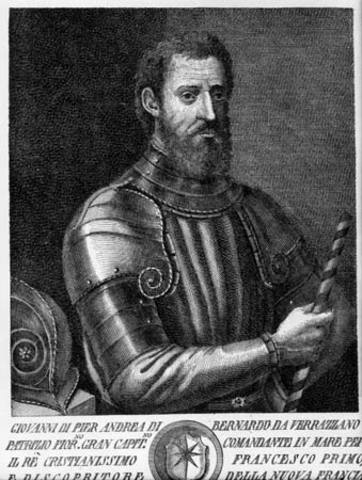 Giovanni Da Verrazzano explored the atlantic coast of North-America