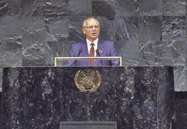 Gorbachev's speech at UN