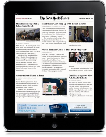 New York Times iPhone App