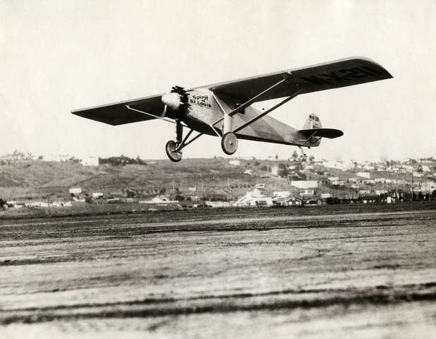 Charles Lindbergh, Atlantishe Oceaan