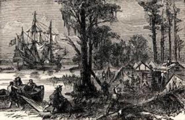 First permanent English settlement in North America is established at Jamestown, Virginia