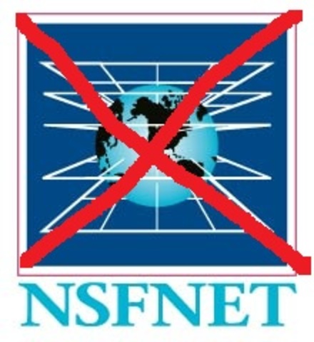 NSFNET es reemplazada