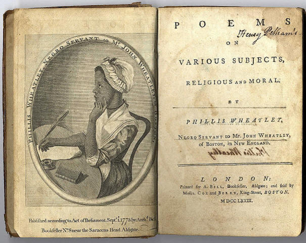Phillis Wheatly (1754-1784)