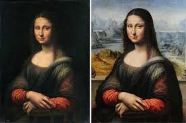 Leonardo da Vinci paints the Mona Lisa.