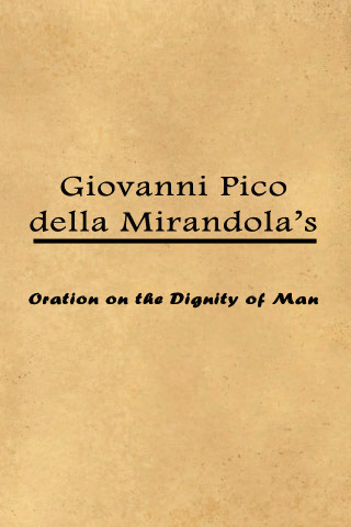 Pico publishes “Oration”