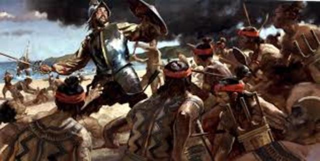 Magellan Dies on Phillipines Island