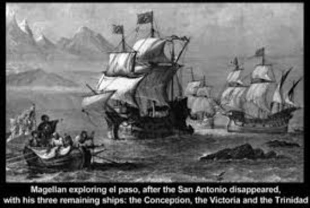 One of Magellan's Ships land in Spain