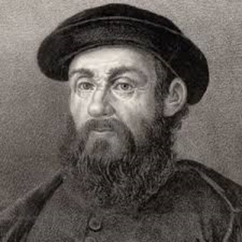 Ferdinand Magellan set out from Spain with five ships across Atlantic to South America
