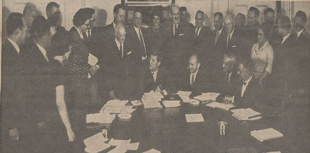 President John F. Kennedy creates Presidents Panel on Mental Retardation