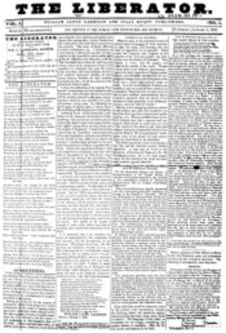 Last publishing of The Liberator