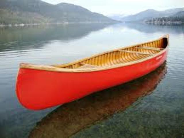 Begins to canoe