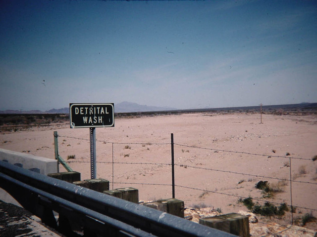 Chris returned to Detrital Wash