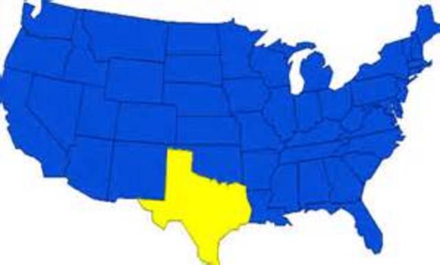 Texas becomes a U.S. state