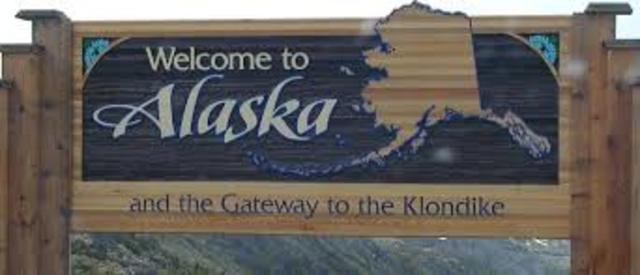 Chris and Gaylord Stuckey arrive in Fairbanks, Alaska