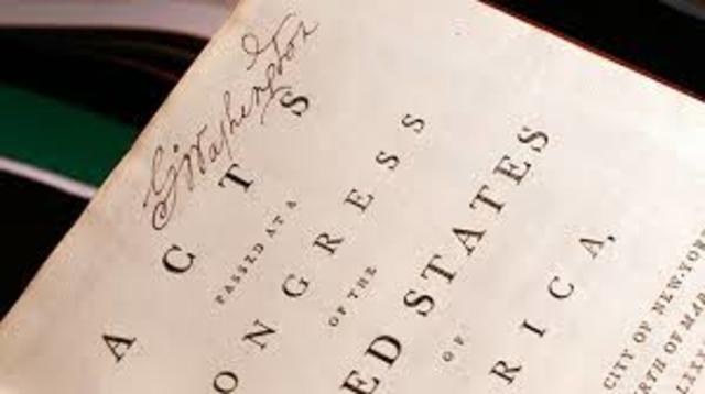 Leaders signed the United States Constitution.