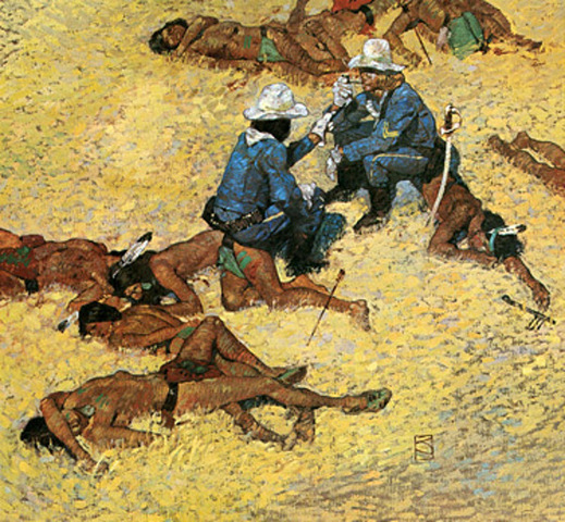 Parting Ways, Skirmishing With Blackfeet