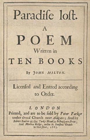 John Milton begins Paradise Lost