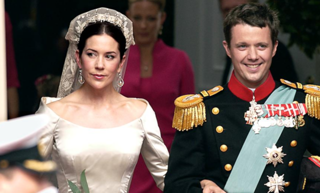Kronprins Frederik & kronprinsesse Mary blev gift