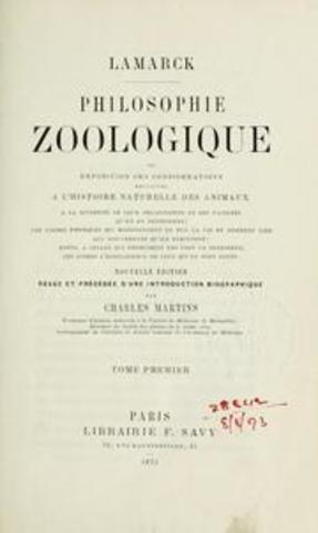Philiosophie Zoologique published