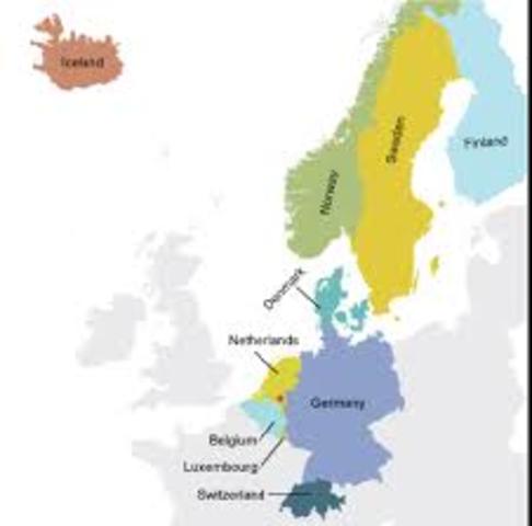 Nazis invade Denmark, Norway, the Netherlands, Luxembourg and Belgium – take control.