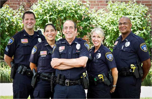 Police give thousands of dollars to needy families.