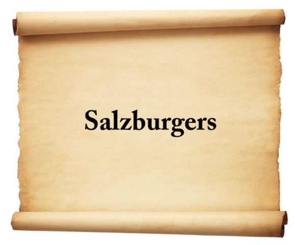 Salzburgers Arrive