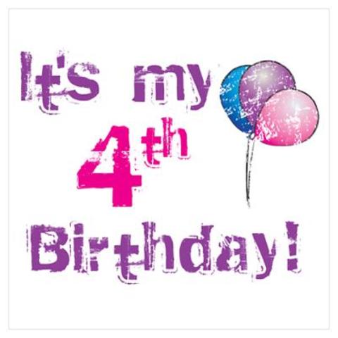 My fourth birthday.