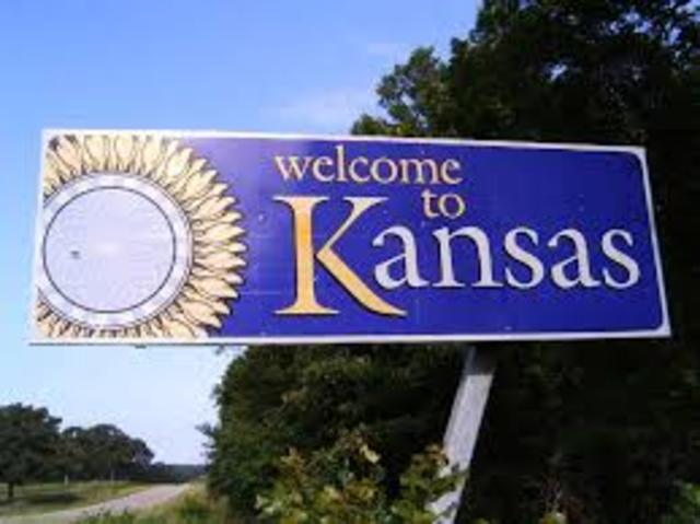 Moved to Kansas
