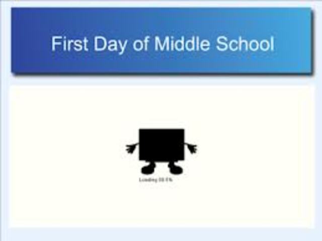 First Day of Middle School