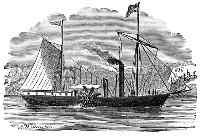 Fulton and Livingston demonstrate Clermont