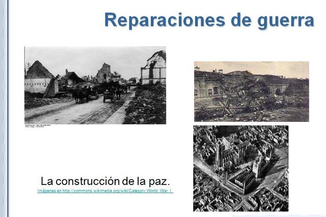 La Comisión de Reparaciones