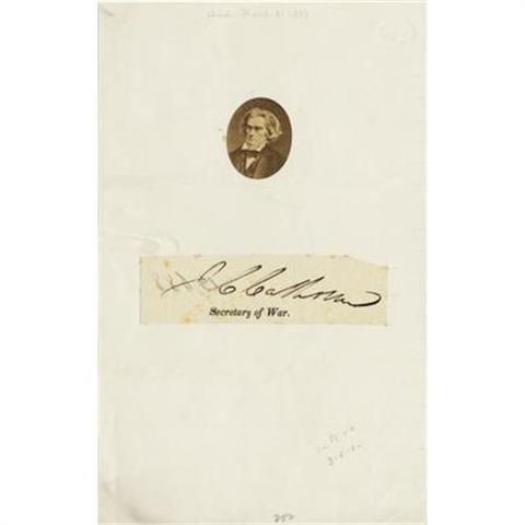 Appointed as Secretary of War