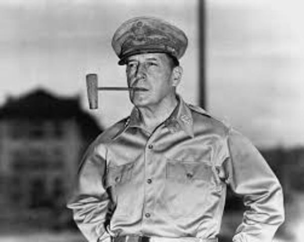 MacArthur openly called for A-bombing of China