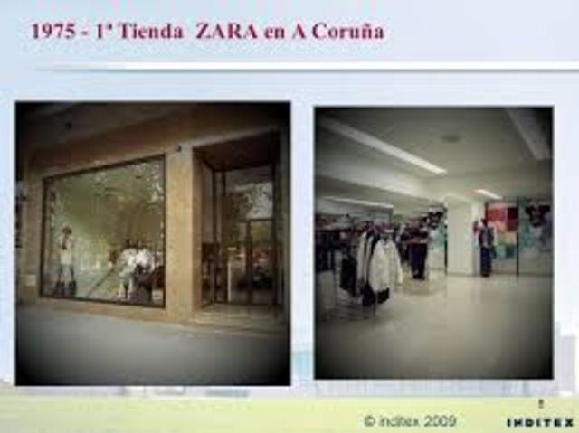 Apertura de la primera tienda ZARA
