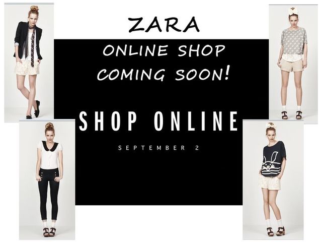Zara incia ventas online