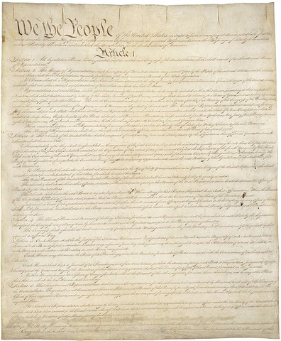 U.S. Constitution is ratified