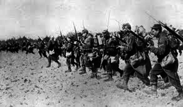 German Troops Invade