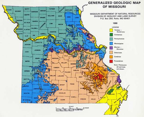 missouri covered by seas