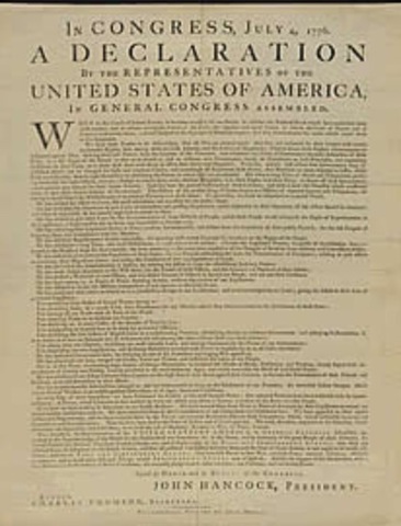 US Decleration of Independence