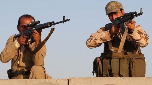 Kjurdish fighters battle equipment woes as well as ISIS in northern Iraq