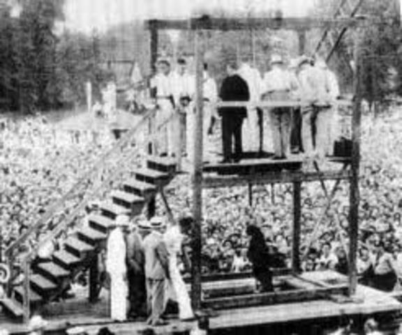 Original execution date, postponed.