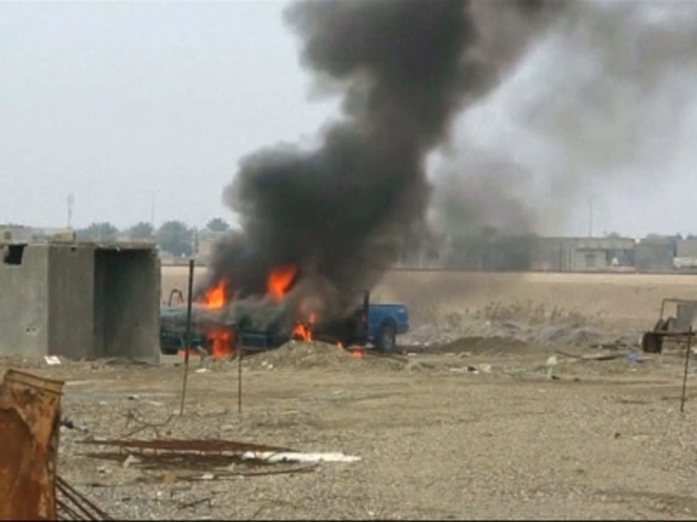 Truck Bombing in Balad Ruz, Iraq.
