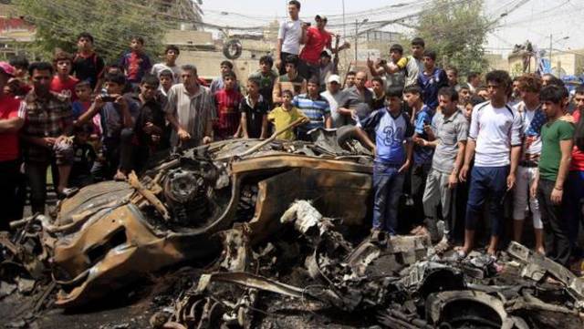 Triple car bombing and suicide bombing