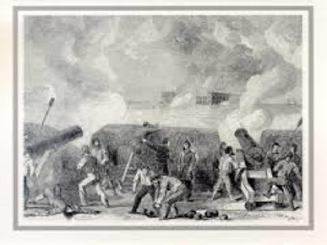Fort Sumter attacked