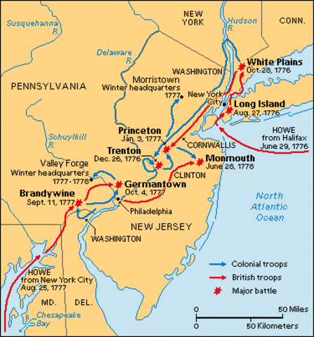 British invade New York