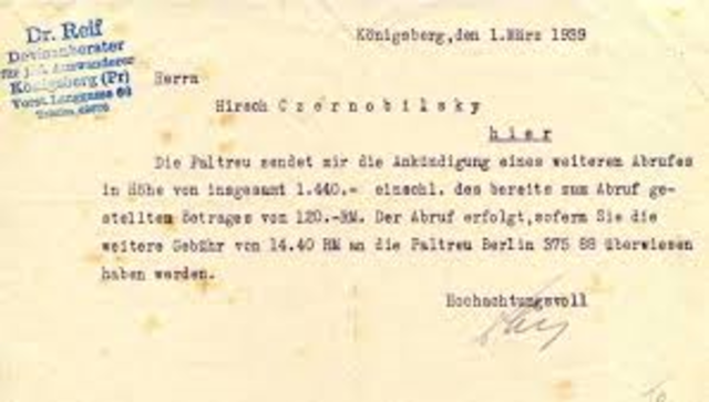 First Anti-Semitic Law is passed in Germany